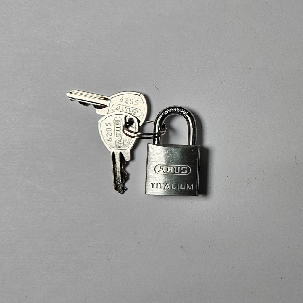 Alu-Max Steckschnalle 38mm │Silber │Abschließbar│ inkl. Bolzen/Schloss