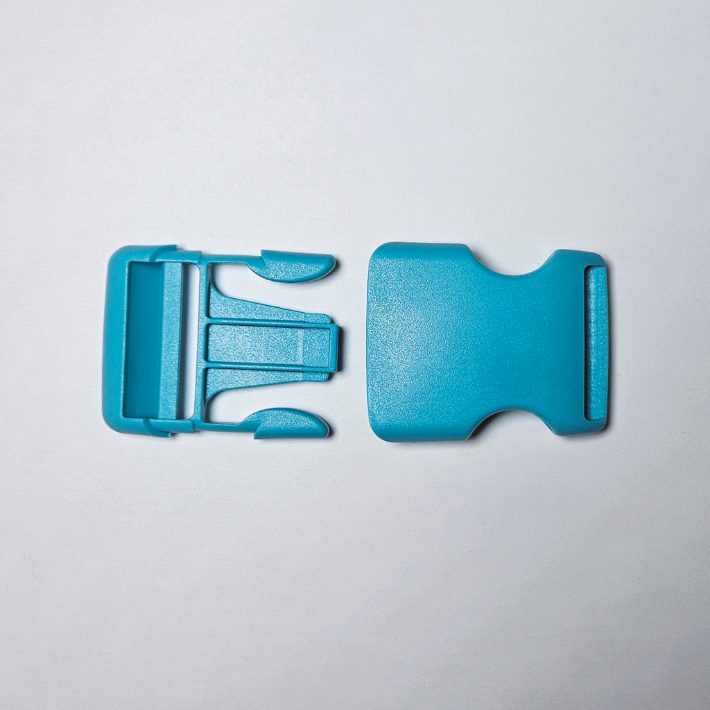Kunststoff Steckschnalle 38mm │Türkies