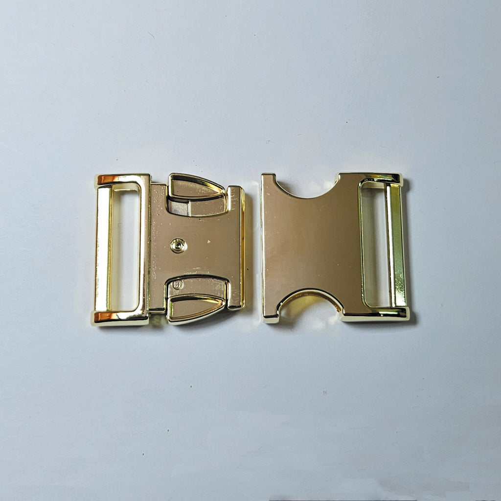 Metall Steckschnalle 38mm │Gold