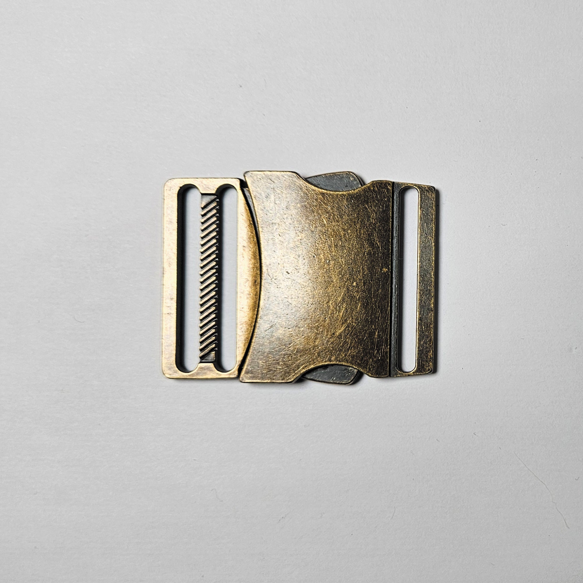 Metall Steckschnalle 38mm │Messing │Restposten